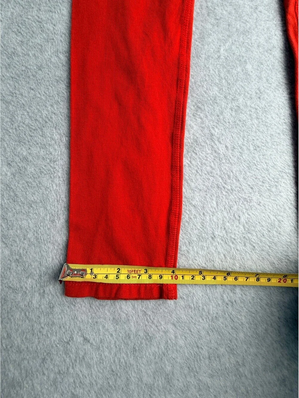 Nike Girls L Red Leggings Athletic Stretch Cotton Blend Graphic Print